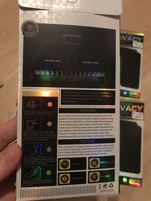 Szkło hartowane Privacy do iPhone 13/13pro