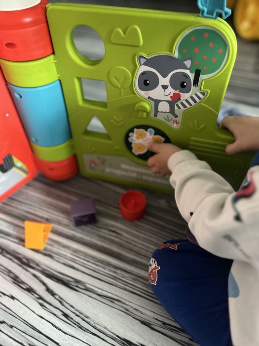 Interaktywna książka Fisher Price dla dzieci od 6m