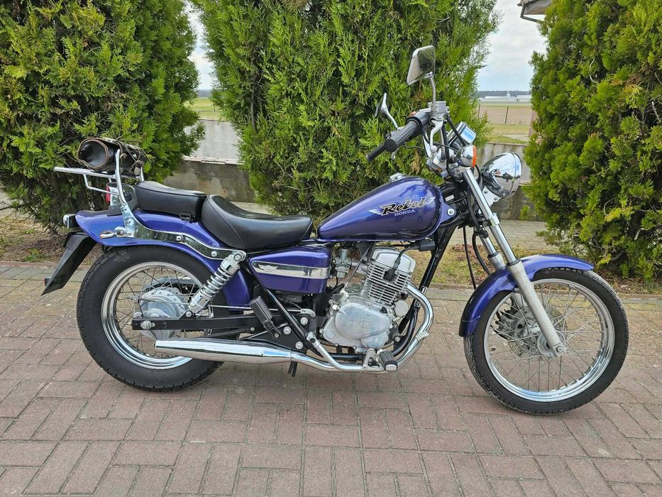 Honda Rebel 125, kat B,A1, 15tys km, Stan Bdb, mega utrzymana do jazdy
