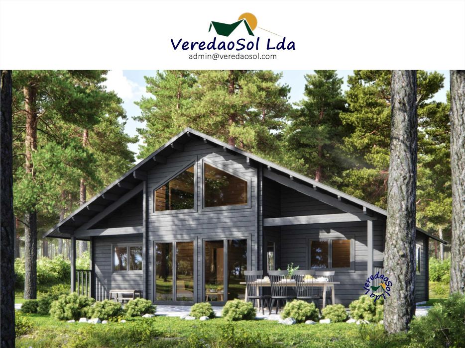 Casa madeira KIT MICRO 28mm Eco 3x2 m Coberta 9m²