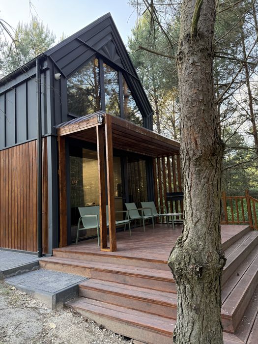 DOMEK z jacuzzi nad wodą LABA CHAŃCZA zalew Raków wieczór panieński