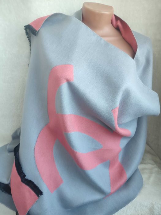 Итальянский шарф Channel  кашемир