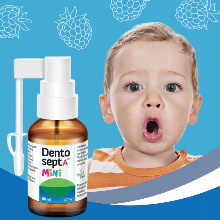 dentosept a mini spray ulga na afty, pleśniawki i bolesne ząbkowanie 30 ml