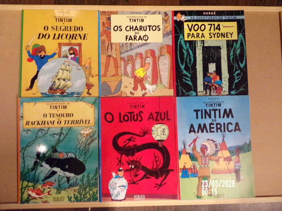Banda desenhada -Timtim - Ásterix e outros