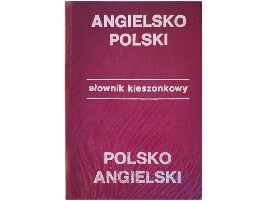 Słownik kieszonkowy Angielsko-Polski, Polsko-Angielski -  Jaślan