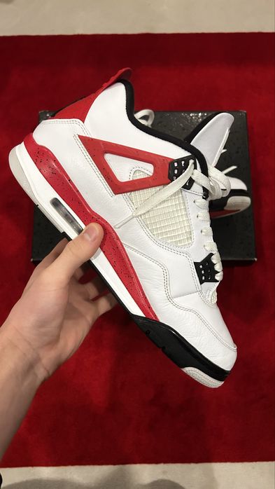 Nike air jordan 4 red cement 45,5