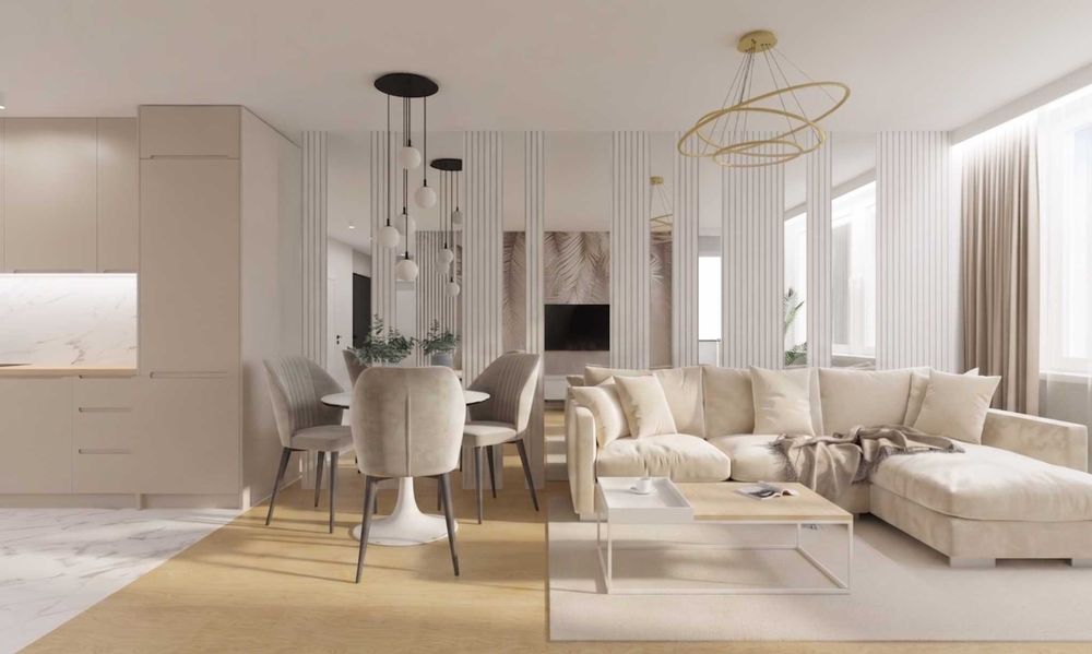 mieszkanie 47,9 m² | 3 pokoje | balkon typu loggia | generalny remont | Żyrardów