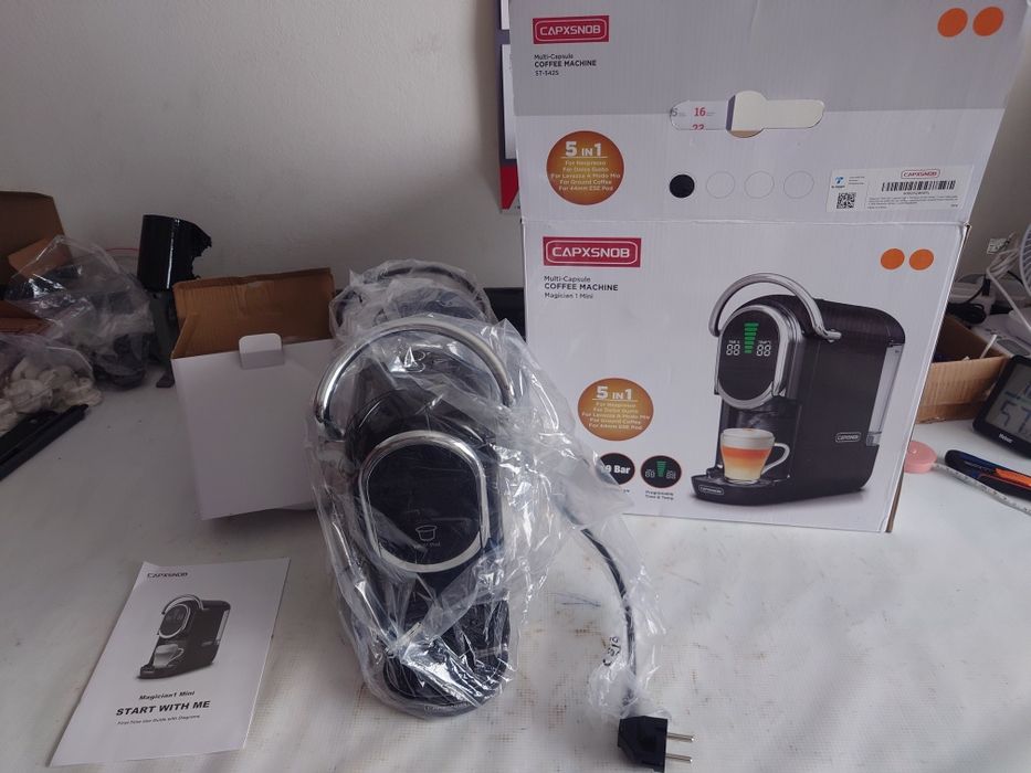 Automatyczny ekspres ciśnieniowy 19 bar Kawa mielona i kapsułki 1450 W