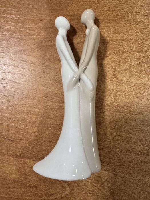 Figurka ceramiczna Para wysokość ok 17cm