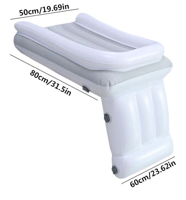 Cama insuflavel para viagem de avião