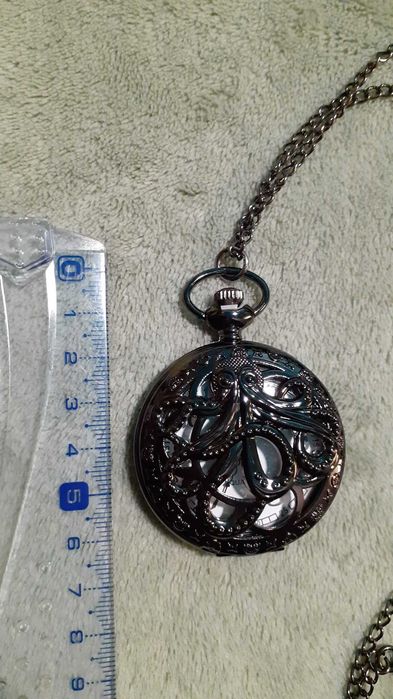 Relógio de bolso com corrente homem NOVO polvo