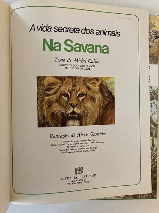 Livro A Vida Secreta dos Animais (Anos 80)