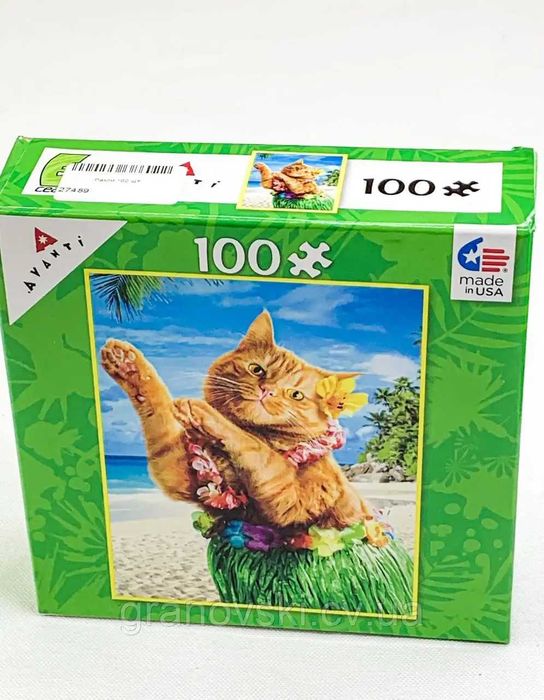 Пазл классический из картона (на 100 единиц)