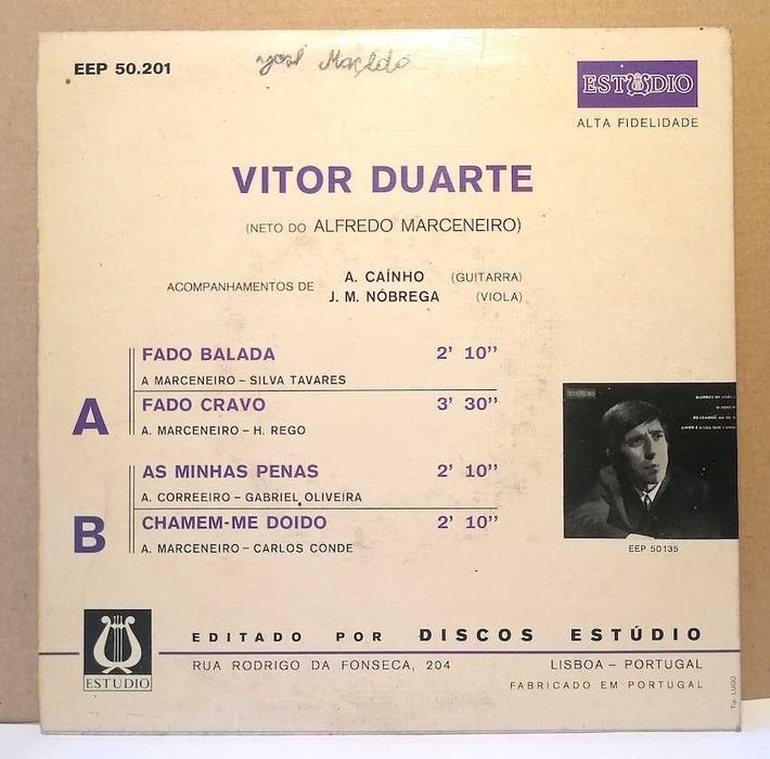 Victor Duarte – Fado Balada Vinyl, 7