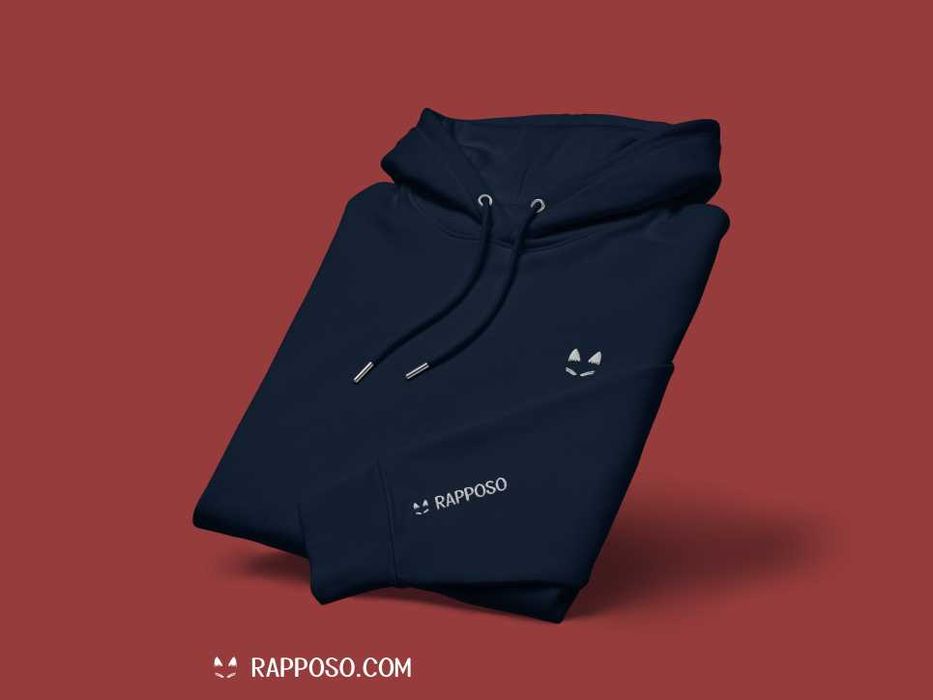 Hoodie Pillars of Power | Azul | Rapposo - Apparel, Manga & Anime Art