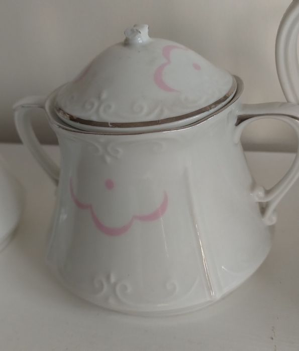 Dzbanek, mlecznik, cukiernica Chodzież Kamelia dekor unikat Vinted