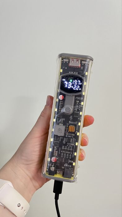 Потужний павербанк 20000 , 65W із регульованим DC-портом (3.3V–24V)