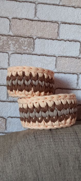 Кошики з трикотажу