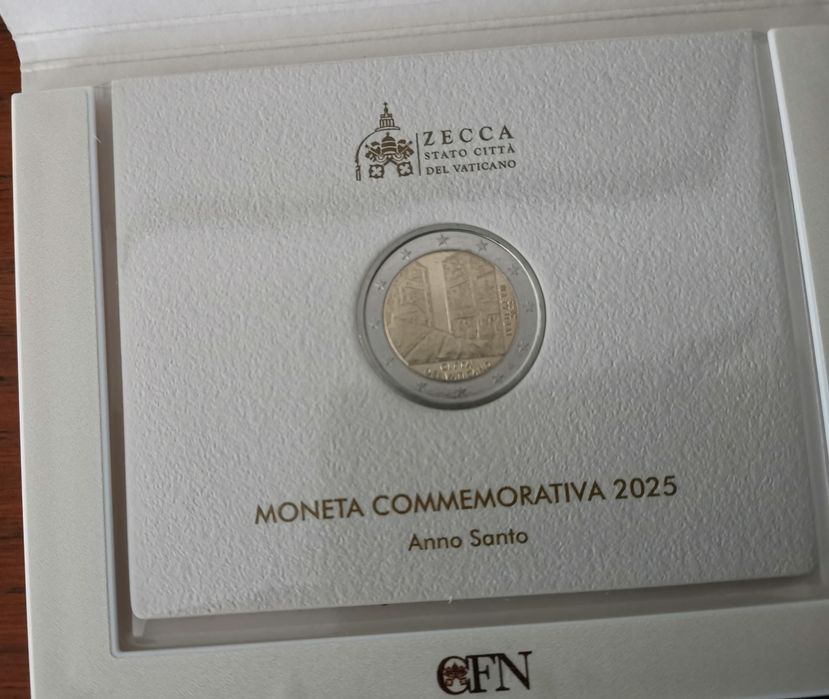 Vaticano 2025 - Moeda comemorativa de 2€  Jubileu