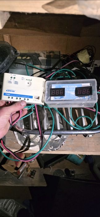 Zestaw fotowoltaiczny panel 160W/20A przetwornica/ akumulator agm 100