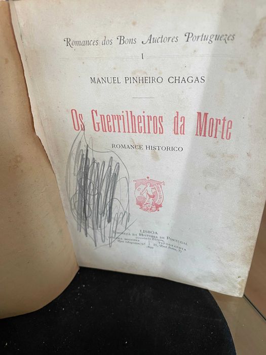 Livro "Os guerrilheiros da morte" - Manuel Pinheiro Chagas