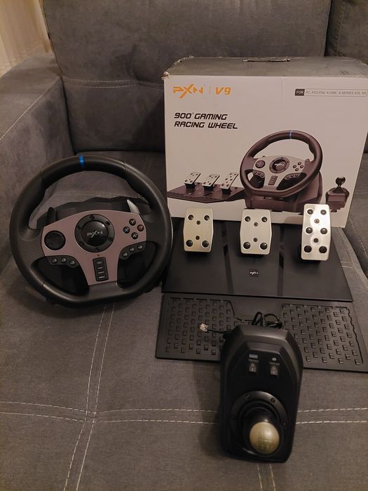 PXN V9 Steering Wheel with Pedals and Gear Shifter64729499156739120