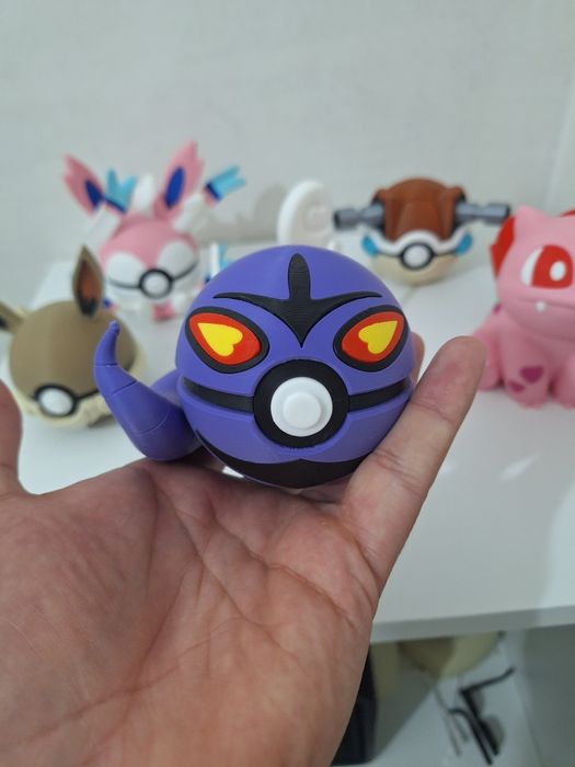 Arbok pokeball pokemon 3d