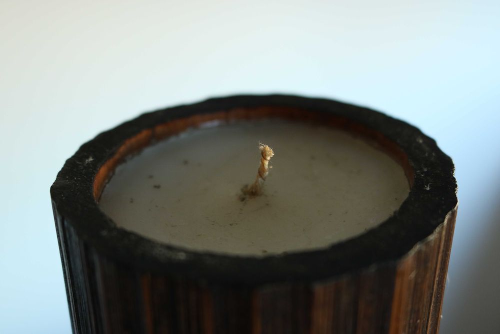 Velas altas de decoração