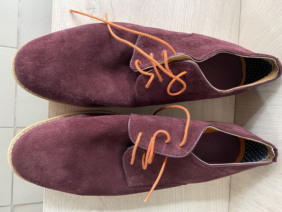 Мужские замшевые туфли