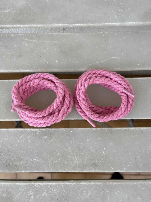 Pink Rope Laces para sapatilhas
