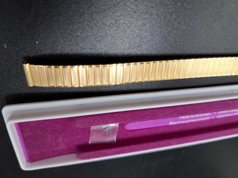 Nowa bransoletka do zegarka Rowi fixo flex damska nierdz. złota 8 mm