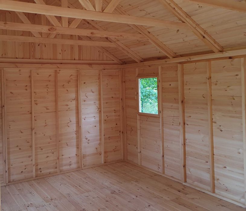 Domek letniskowy ogrodowy 8×4 m z tarasem Altana 32 m2 altanka taras