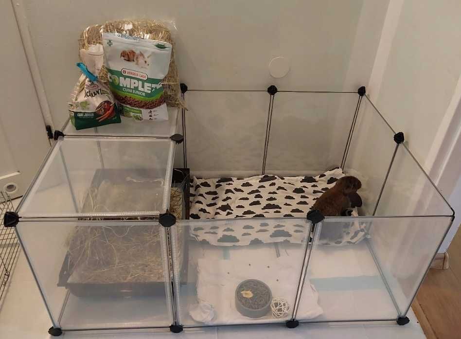 Kojec zagroda wybieg klatka dla królika chomika świnki jeża gryzoni