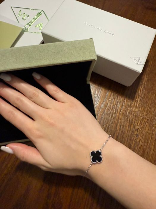 Van Cleef браслет золотр/срібло