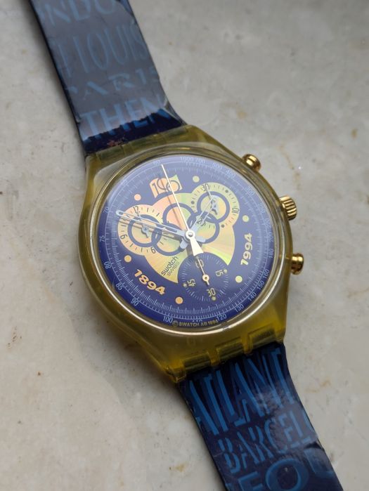 Swatch Chrono 100 lecie olimpiad 1994