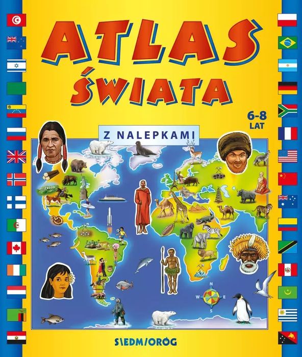 Atlas Świata Z Nalepkami. Siedmioróg