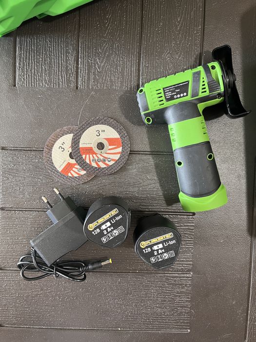 Акумуляторна міні шліфмашина/болгарка FlinkerTec АМШ-12/2Li