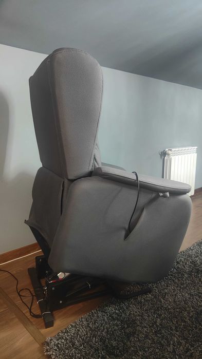 Sofa Electrico - 2 Motores New Nobuck Gris Osc.