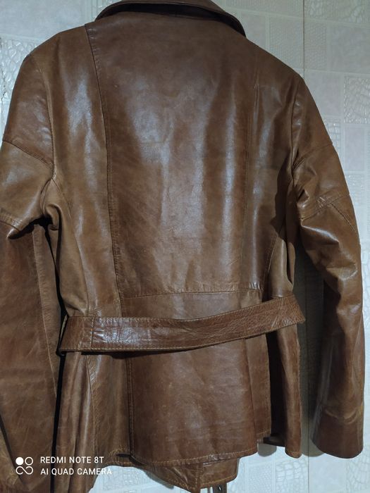Итальянская натуральная кожаная куртка, Vera Pelle