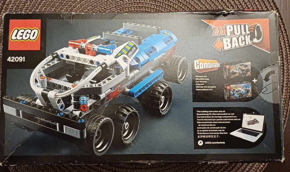Lego Technic 42091 Policyjny Pościg.