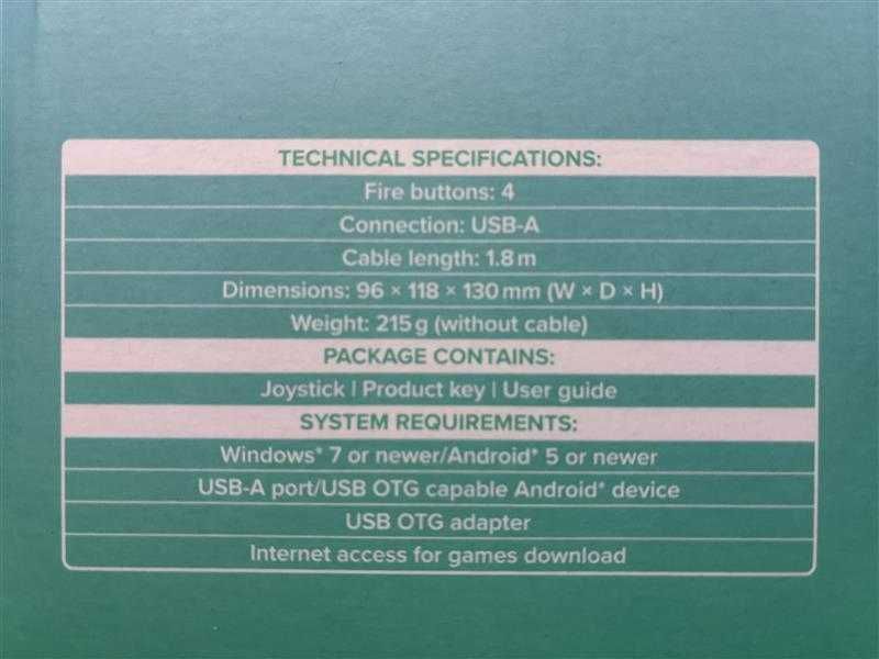 Josytick USB Speedlink Competition Pro Extra (Retro - The Spectrum)