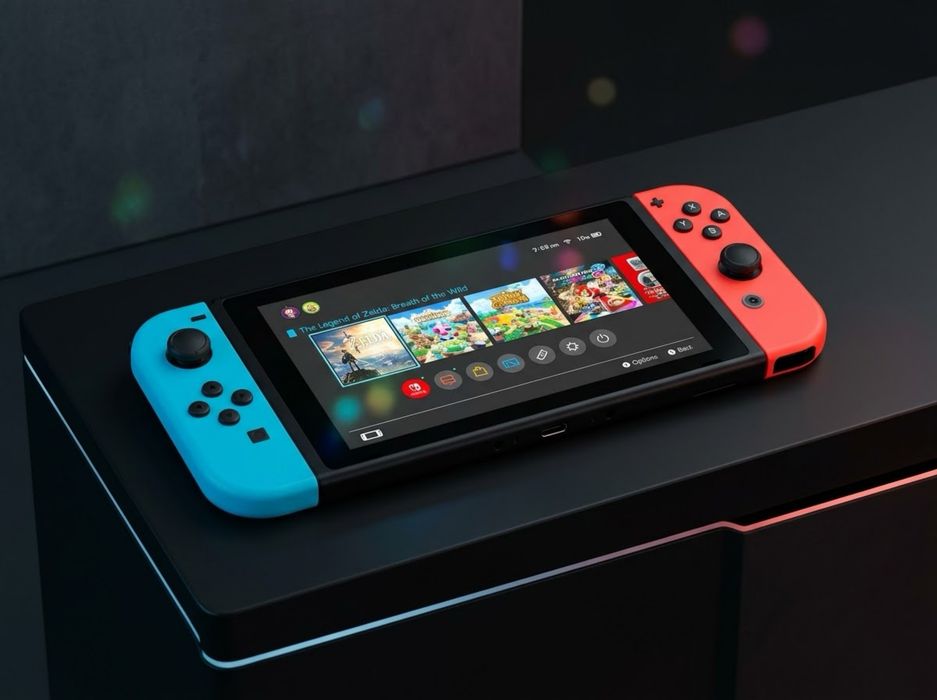 Nintendo Switch Neon 32GB (35GB Total) – Funcionando Perfeitamente