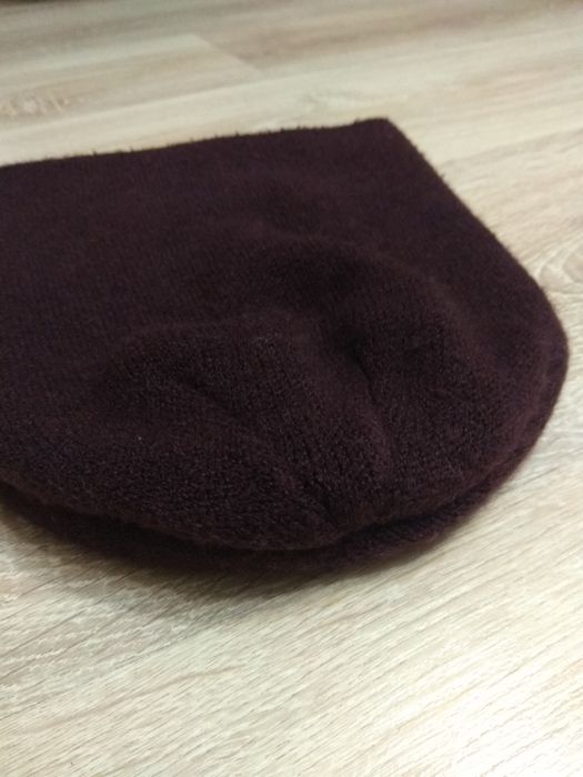 Reserved Ciemny Burgund Czapka Unisex