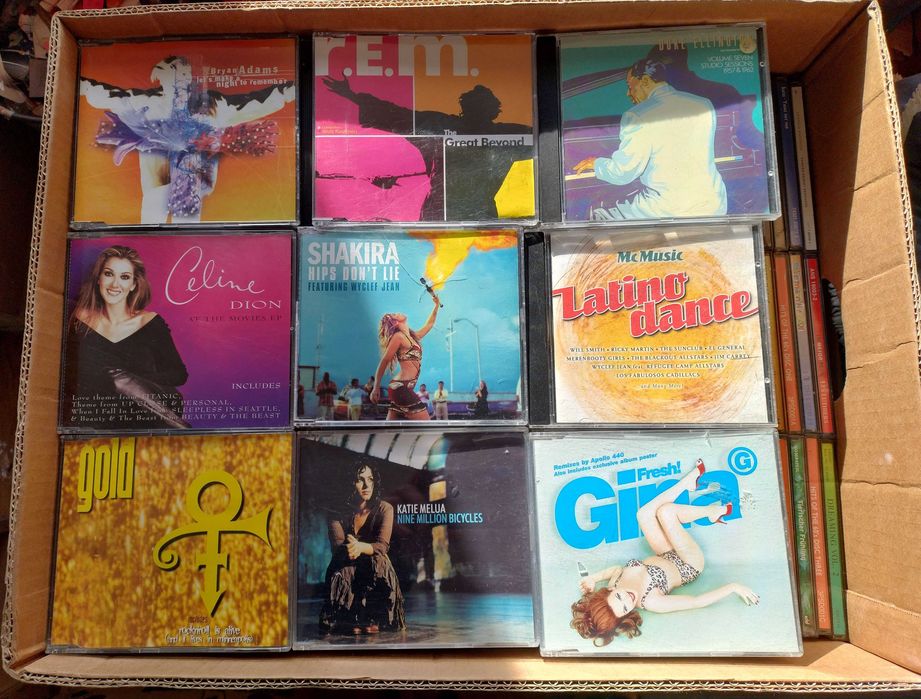 Płyty CD 5 kartonów 1100 sztuk