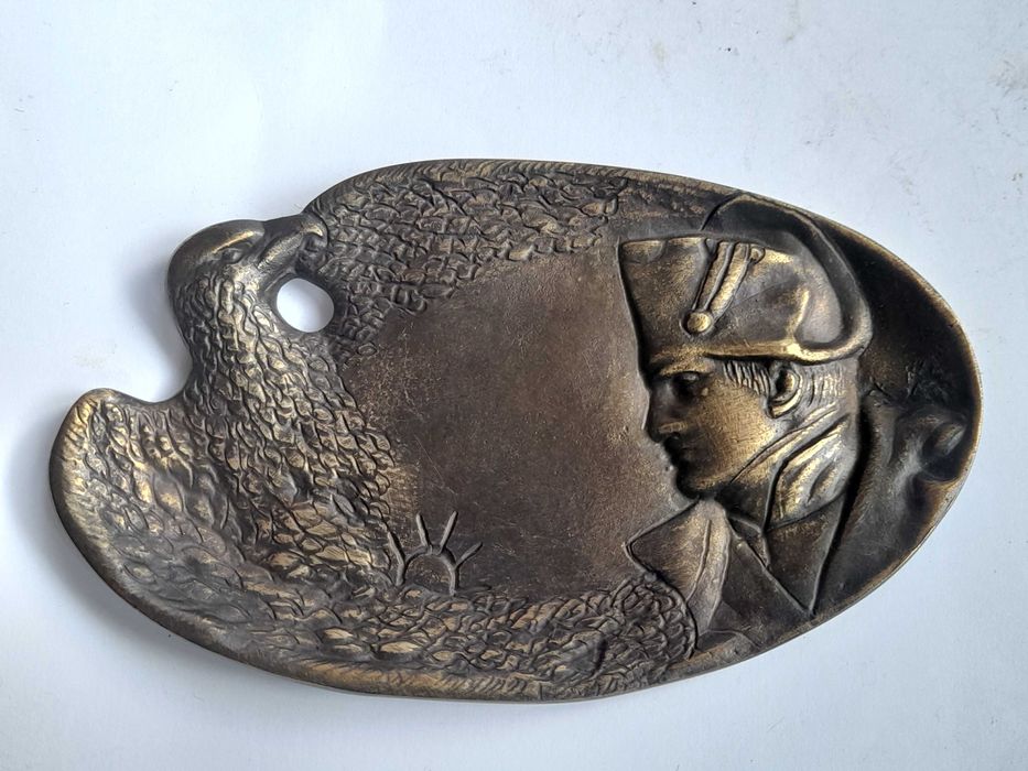 Plakieta Napoleon Bonaparte z orłem (mosiężna)