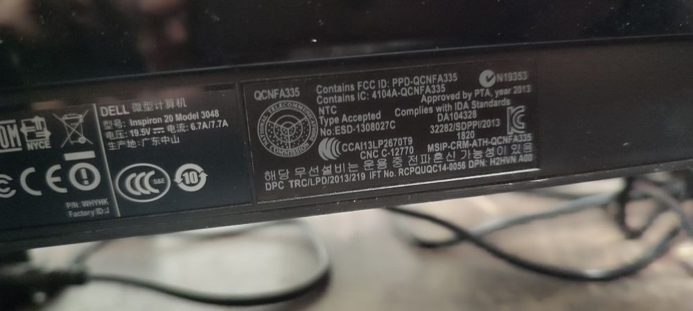 Komputer all in one Dell Inspiron 20