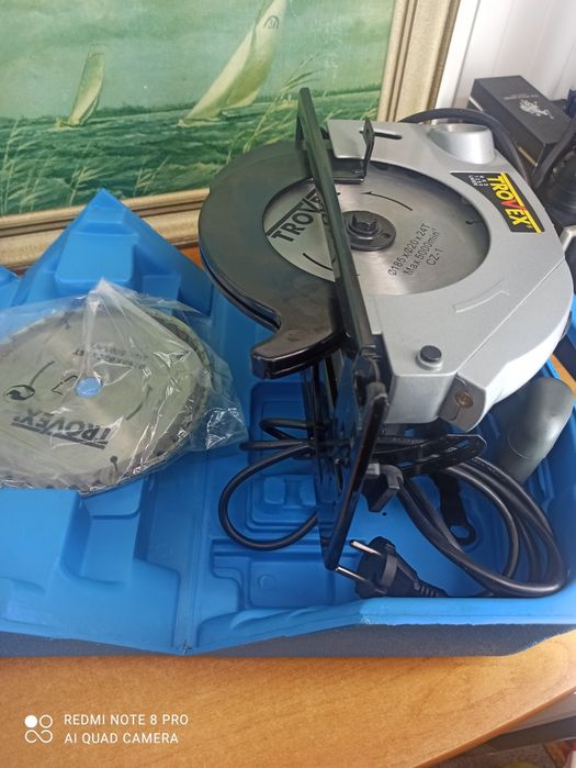 NOWA pilarka tarczowa TROVEX HKS 1200 LASER – 1200 W | walizka | tarcz