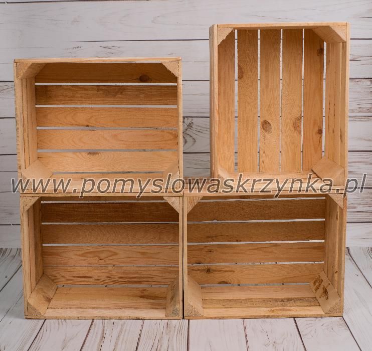 skrzynka drewniana skrzynki drewniane jedynka nowa dekoracja biała