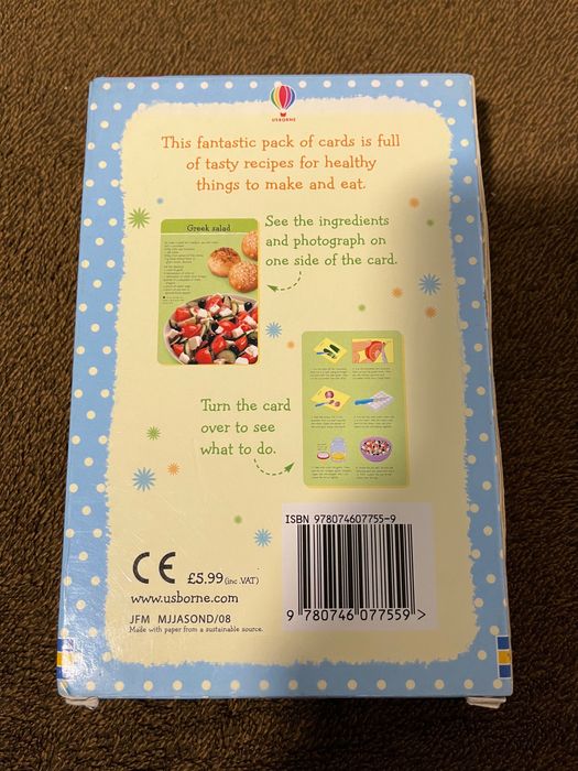 30 Healthy things to Cook and Eat (Usborne recipe cards)