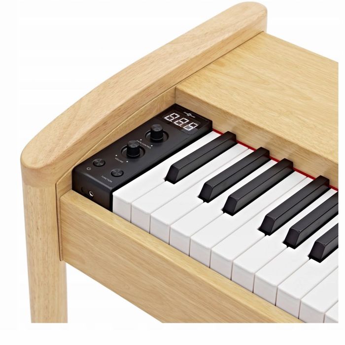 Gear4music Keynote Contemporary pianino cyfrowe 88 klawiszy, Bluetooth, dąb